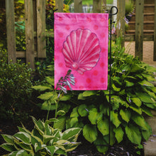 Load image into Gallery viewer, Pink Sea Shell Pink Polkadot Garden Flag - Outdoor Decorative Yard Flag BB8244GF