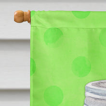 Load image into Gallery viewer, Mason Jar Cocktail Green Polkadot Flag Canvas House Size BB8250CHF