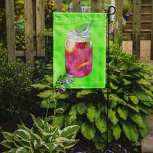 Load image into Gallery viewer, Mason Jar Cocktail Green Polkadot Garden Flag - Outdoor Decorative Yard Flag BB8250GF