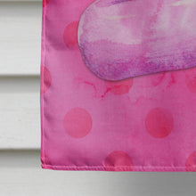 Load image into Gallery viewer, Flamingo Floaty Pink Polkadot Flag Canvas House Size BB8259CHF