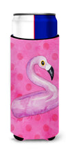 Load image into Gallery viewer, Flamingo Floaty Pink Polkadot   Hugger for slim cans BB8259MUK