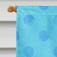Load image into Gallery viewer, Message in a Bottle Blue Polkadot Flag Canvas House Size BB8261CHF