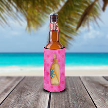 Load image into Gallery viewer, Message in a Bottle Pink Polkadot   Hugger for slim cans BB8264MUK