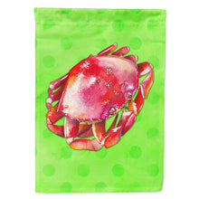 Load image into Gallery viewer, Crab Green Polkadot Flag Canvas House Size BB8265CHF