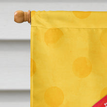 Load image into Gallery viewer, Crab Yellow Polkadot Flag Canvas House Size BB8267CHF