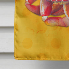 Load image into Gallery viewer, Crab Yellow Polkadot Flag Canvas House Size BB8267CHF