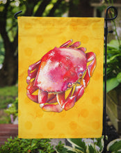 Load image into Gallery viewer, Crab Yellow Polkadot Garden Flag - Outdoor Decorative Yard Flag BB8267GF