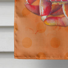 Load image into Gallery viewer, Crab Orange Polkadot Flag Canvas House Size BB8268CHF