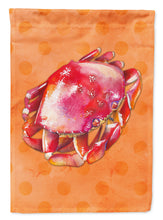 Load image into Gallery viewer, Crab Orange Polkadot Garden Flag - Outdoor Decorative Yard Flag BB8268GF