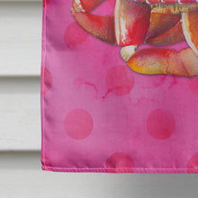 Load image into Gallery viewer, Crab Pink Polkadot Flag Canvas House Size BB8269CHF