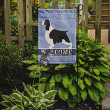 Load image into Gallery viewer, English Springer Spaniel Welcome Garden Flag - Outdoor Decorative Yard Flag BB8273GF