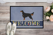 Load image into Gallery viewer, Gordon Setter Welcome Doormat - 18x27 Decorative Floor Mat – Indoor/Outdoor Rug with Artistic Flair BB8274MAT