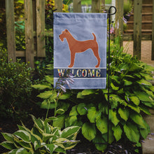 Load image into Gallery viewer, Irish Terrier Welcome Garden Flag - Outdoor Decorative Yard Flag BB8276GF