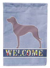 Load image into Gallery viewer, Weimaraner Welcome Garden Flag - Outdoor Decorative Yard Flag BB8280GF