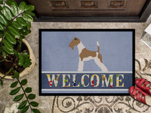 Load image into Gallery viewer, Wire Fox Terrier Welcome Doormat - 18x27 Decorative Floor Mat – Indoor/Outdoor Rug with Artistic Flair BB8284MAT