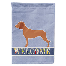 Load image into Gallery viewer, Bavarian Mountian Hound Welcome Flag Canvas House Size BB8285CHF
