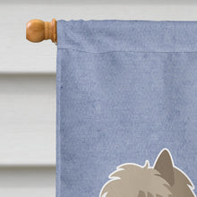 Load image into Gallery viewer, Cairn Terrier Welcome Flag Canvas House Size BB8286CHF
