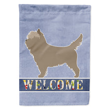 Load image into Gallery viewer, Cairn Terrier Welcome Flag Canvas House Size BB8286CHF