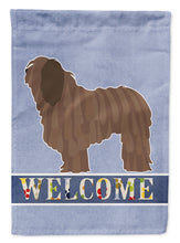 Load image into Gallery viewer, Bergamasco Shepherd Welcome Garden Flag - Outdoor Decorative Yard Flag BB8291GF