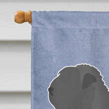 Load image into Gallery viewer, Black Russian Terrier Welcome Flag Canvas House Size BB8293CHF