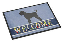 Load image into Gallery viewer, Black Russian Terrier Welcome Doormat - 24x36 Decorative Floor Mat – Indoor/Outdoor Rug with Artistic Flair BB8293JMAT