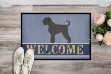 Load image into Gallery viewer, Black Russian Terrier Welcome Doormat - 18x27 Decorative Floor Mat – Indoor/Outdoor Rug with Artistic Flair BB8293MAT