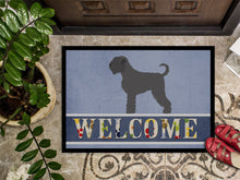 Load image into Gallery viewer, Black Russian Terrier Welcome Doormat - 18x27 Decorative Floor Mat – Indoor/Outdoor Rug with Artistic Flair BB8293MAT