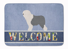 Load image into Gallery viewer, Old English Sheepdog Bobtail Machine Washable Memory Foam Mat BB8294RUG