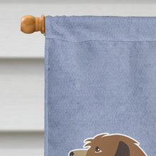 Load image into Gallery viewer, Catalan Sheepdog Welcome Flag Canvas House Size BB8295CHF