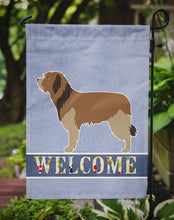Load image into Gallery viewer, Catalan Sheepdog Welcome Garden Flag - Outdoor Decorative Yard Flag BB8295GF