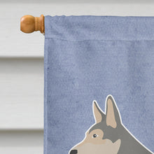 Load image into Gallery viewer, Saarloos Wolfdog Welcome Flag Canvas House Size BB8296CHF