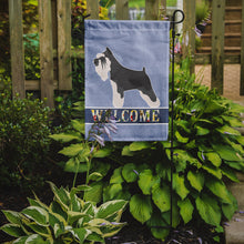 Load image into Gallery viewer, Miniature Schnauzer Welcome Garden Flag - Outdoor Decorative Yard Flag BB8298GF
