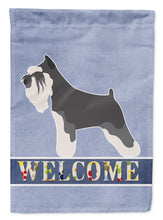 Load image into Gallery viewer, Miniature Schnauzer Welcome Garden Flag - Outdoor Decorative Yard Flag BB8298GF