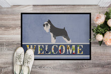 Load image into Gallery viewer, Miniature Schnauzer Welcome Doormat - 18x27 Decorative Floor Mat – Indoor/Outdoor Rug with Artistic Flair BB8298MAT