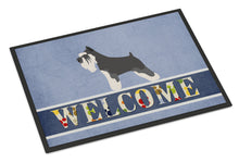 Load image into Gallery viewer, Miniature Schnauzer Welcome Doormat - 18x27 Decorative Floor Mat – Indoor/Outdoor Rug with Artistic Flair BB8298MAT