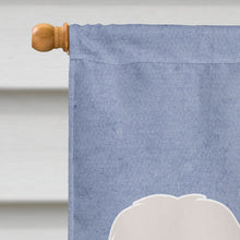 Load image into Gallery viewer, Old English Sheepdog Welcome Flag Canvas House Size BB8304CHF
