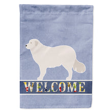 Load image into Gallery viewer, Kuvasz Welcome Flag Canvas House Size BB8305CHF