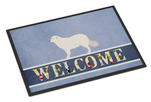 Load image into Gallery viewer, Kuvasz Welcome Doormat - 18x27 Decorative Floor Mat – Indoor/Outdoor Rug with Artistic Flair BB8305MAT