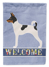 Load image into Gallery viewer, American Toy Fox Terrier Welcome Flag Canvas House Size BB8306CHF