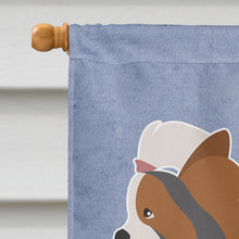 Load image into Gallery viewer, Biewer Terrier Welcome Flag Canvas House Size BB8308CHF