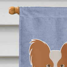 Load image into Gallery viewer, Papillon Welcome Flag Canvas House Size BB8310CHF