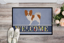 Load image into Gallery viewer, Papillon Welcome Doormat - 18x27 Decorative Floor Mat – Indoor/Outdoor Rug with Artistic Flair BB8310MAT