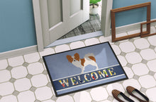 Load image into Gallery viewer, Papillon Welcome Doormat - 18x27 Decorative Floor Mat – Indoor/Outdoor Rug with Artistic Flair BB8310MAT