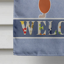 Load image into Gallery viewer, Royal Poodle Welcome Flag Canvas House Size BB8311CHF