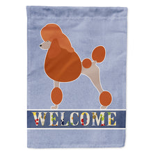 Load image into Gallery viewer, Royal Poodle Welcome Flag Canvas House Size BB8311CHF