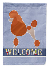 Load image into Gallery viewer, Royal Poodle Welcome Garden Flag - Outdoor Decorative Yard Flag BB8311GF