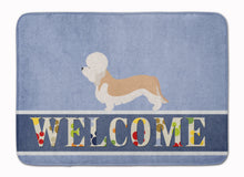 Load image into Gallery viewer, Dandie Dinmont Terrier Welcome Machine Washable Memory Foam Mat BB8312RUG