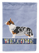 Load image into Gallery viewer, Welsh Corgi Cardigan Welcome Garden Flag - Outdoor Decorative Yard Flag BB8313GF