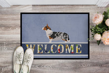 Load image into Gallery viewer, Welsh Corgi Cardigan Welcome Doormat - 18x27 Decorative Floor Mat – Indoor/Outdoor Rug with Artistic Flair BB8313MAT