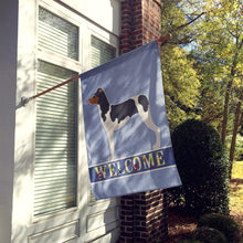 Load image into Gallery viewer, Brazilian Terrier Welcome Flag Canvas House Size BB8315CHF